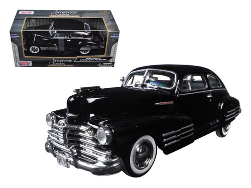 1948 Chevrolet Aerosedan Fleetline Black 1/24 Diecast Model Car by Motormax-0
