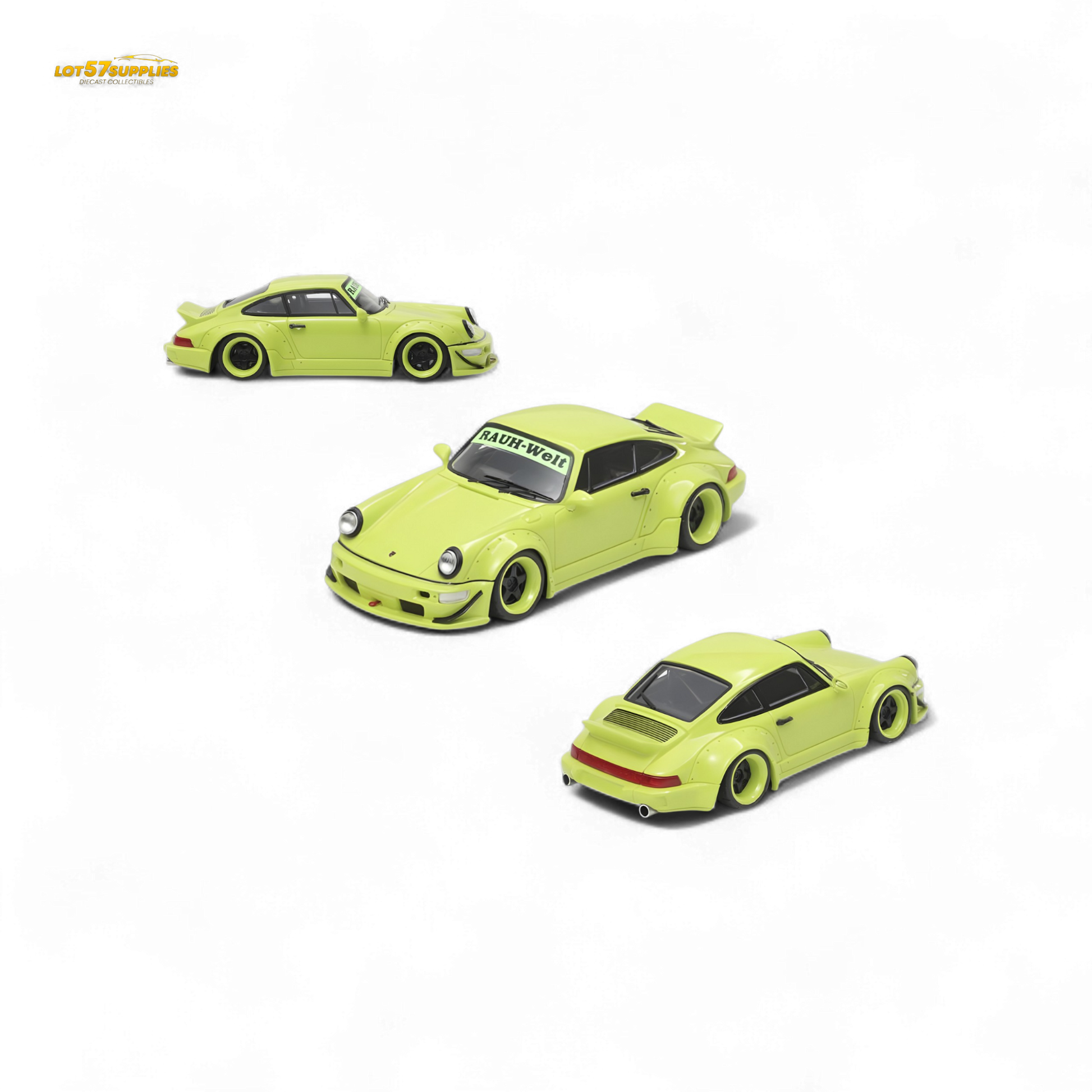 Fast Speed FS Rauh-Welt RWB964 Wide-Body Duck Wing - Green 1:64-0